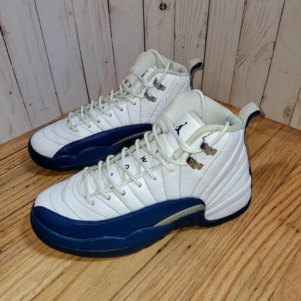153265 113 Air Jordan 12 Retro BG French Blue 2016 6.5Y